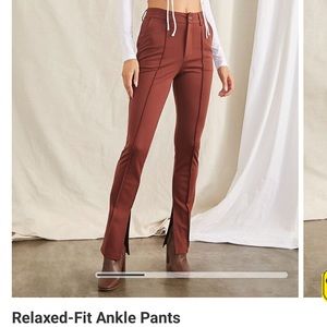 NEW Forever 21 relaxed fit ankle pants